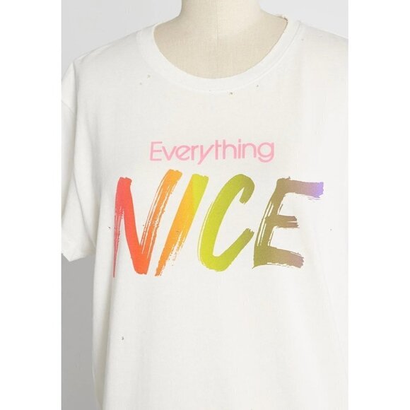 New - ModCloth All's Swell T-shirt Size Medium - Picture 3 of 4